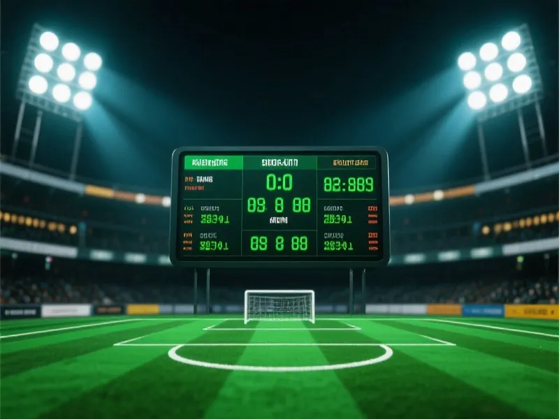 世界盃即時比分介面示意圖