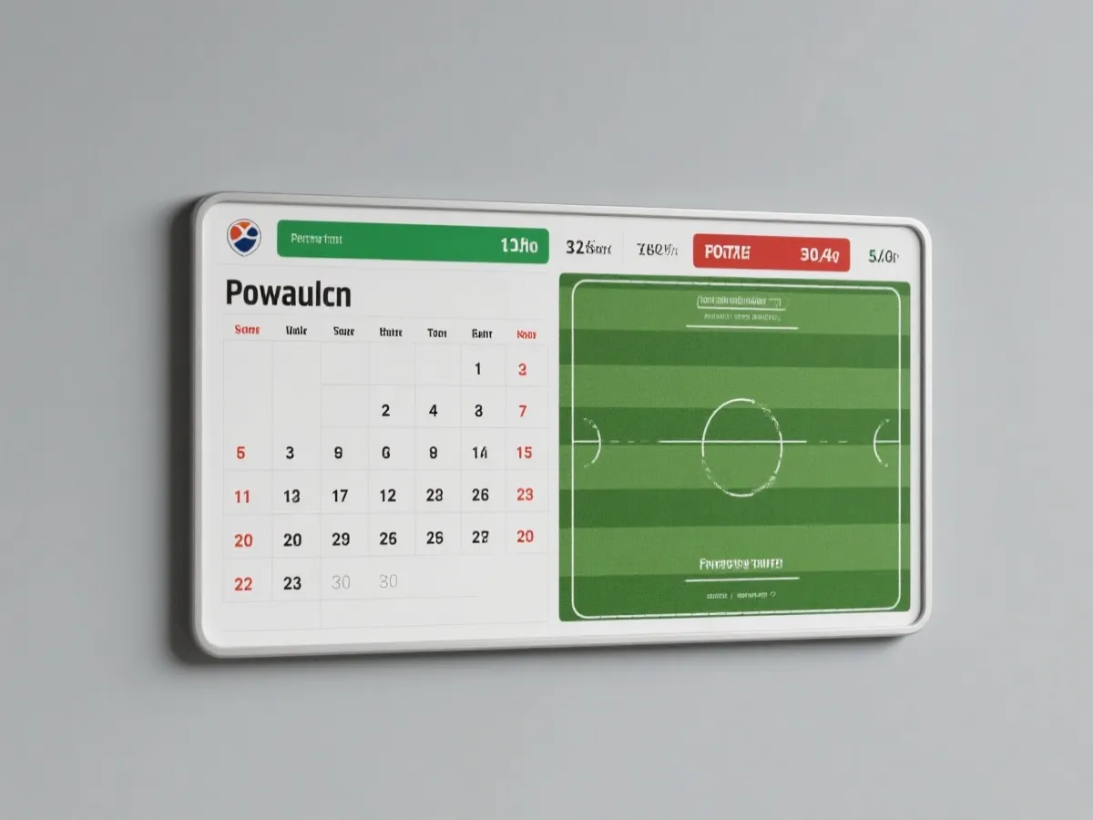 世界盃賽程日曆示意圖