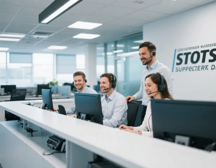 客服與支援團隊示意圖