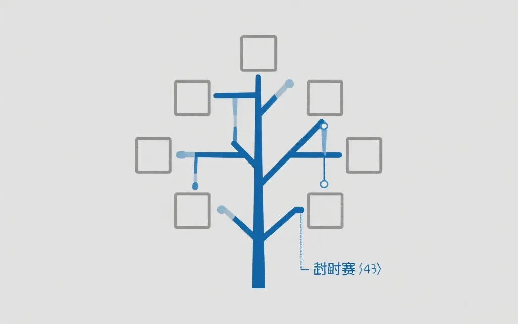 世界杯淘汰赛对阵树与概率标注的示意画面